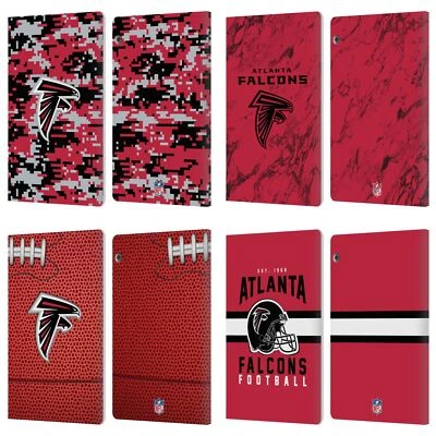 NFL ATLANTA FALCONS GRÁFICOS CUERO LIBRO CARTERA ESTUCHE PARA TABLET HUAWEI XIAOMI Foto 1 de 4