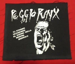 PEGGIO PUNX DIY PATCH /punk/negazione/wretched/nerorgasmo/kina/declino/hardcore - Imagen 1 de 1