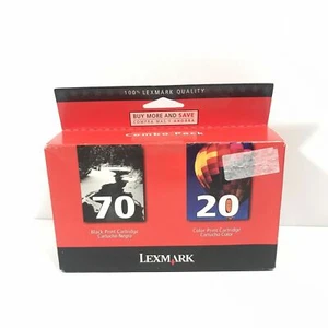 Genuine Lexmark #70 Black + #20 Colour cartridges for Lexmark X4200 Z45 Z54 - Bild 1 von 2
