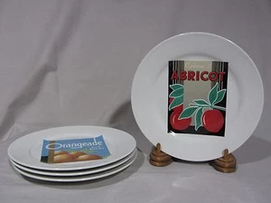 Rosanna "Obst" Vorspeisen-/Salat-/Dessertteller - 4er Set - NEUWERTIG - Bild 1 von 5