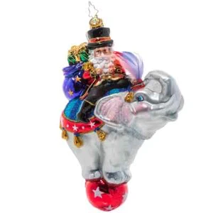 christopher Radko ringmaster Claus ornament #1021015 NEW - Picture 1 of 2
