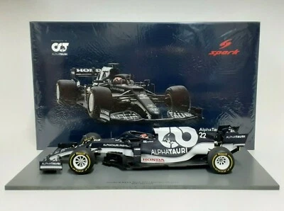 DIE CAST 1:18 MODELLINO AUTO F1 SPARK ALPHA TAURI HONDA TSUNODA GP BAHARAIN 2021 - Immagine 1 di 4