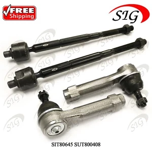 Kit de 4 piezas de extremos de varilla de amarre de dirección delantera interior y exterior Dodge Caliber 2007-2012 - Imagen 1 de 4