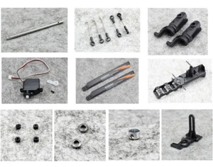 KingVal Swashplate/Servo/Blade/Bearing/Screw Kit for WLtoys V950 RC Helicopter - Picture 1 of 18