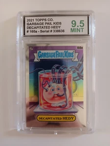 2021 Garbage Pail Kids Decapeptid Hedy # 160a Trading Card DGG Graded 9.5 Mint - Picture 1 of 3