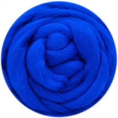 Fibra giratoria de fieltro de aguja de 21 micras de lana natural súper suave de 3,5 oz Foto 1 de 4