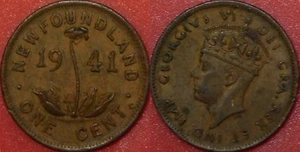 Extra Fine 1941C Canada Newfoundland 1 Cent  - Bild 1 von 1