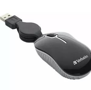 Verbatim 98113 Mini Travel Optical Mouse, Commuter Series - Picture 1 of 5