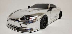 RC Painted body shell 1/10 scale custom (Toyota Supra) Drift, On road.