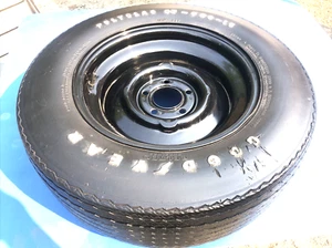 CUDA CHALLENGER GTX CHARGER CORONET POLYGLAS F 60 15 X 7 STEEL WHEEL TIRE - Picture 1 of 23