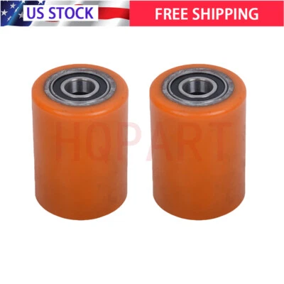 HQPART 2x Load Wheel Fits For Yale MPB045VG MPB 045 VG Electric Pallet Jack Lift Truck