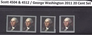 US Scott # 4504-4512 / 2011 George Washington 2011 20 Cent Set - Picture 1 of 1