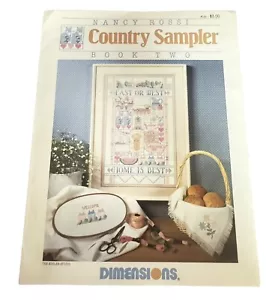Nancy Rossi Country Sampler Book 2. Dimensions. VTG Cross Stitch Pattern - Picture 1 of 1