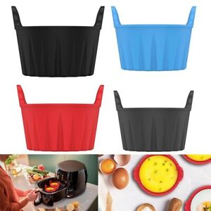Reusable Air Fryer Egg Moulds Cooking Accessories Silicone Egg Poaching Cups