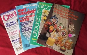 80's-90's Era Crochet Magazines(Lot of 4)*COLLECTORS*VINTAGE* - Bild 1 von 1