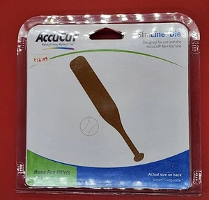 Nuovo lotto compatibile AccuCut Slimline Design Die "Home Run Hitters" Sizzix #ACD1E - Foto 1 di 3