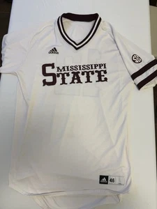 Mississippi State Bulldogs Game Issued / Used NCAA Baseball Jersey #12 Size 46 - Picture 1 of 7