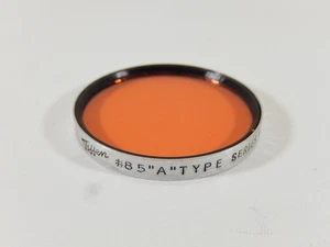 VINTAGE TIFFEN SERIE VI #85 ORANGE TYP A BLAU TROPFENLINSENFILTER - Bild 1 von 2