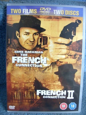 French Connection 1 & 2 (DVDR2) 2Discs 1971/75 Gene Hackman 213mins+Extras - Image 1 of 4