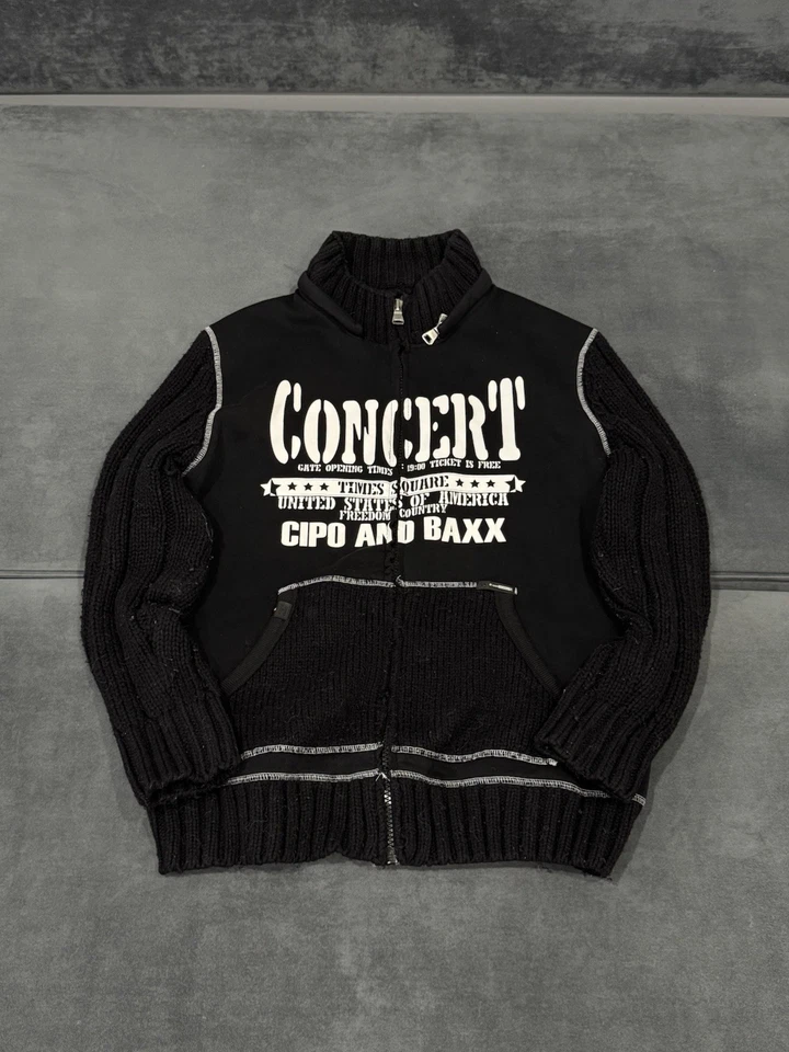 Suéter Y2K Grunge Marca Japonesa Tejido Acanalado Estilo Ifsixwas9 Glamour Cremallera  Foto 1 de 4