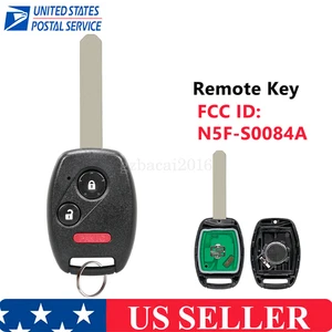 For 2006 2007 2008 2009 2010 2011 Honda Civic LX Remote Key Fob 3Btn N5F-S0084A - Picture 1 of 8
