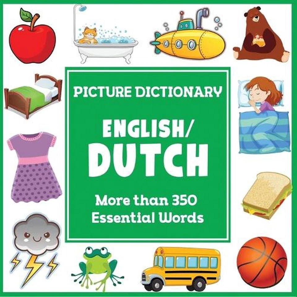 English Dutch Picture Dictionary: More than 350 Essential Words by Dylanna Press - Image 1 of 1