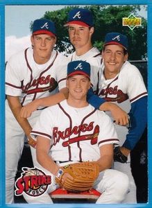 Upper Deck 1993 - Strike Force - Maddux/Avery/Smoltz/Glavine #472 - Foto 1 di 2
