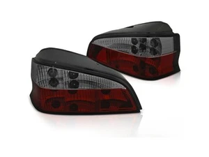 TAIL LIGHTS fits PEUGEOT 106 1996-2003 RED SMOKE - Picture 1 of 2
