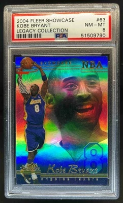 2004-05 Fleer Showcase Kobe Bryant Legacy #/125 Lakers PSA 8 - Image 1 of 2