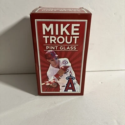 Mike Trout Los Angeles Angels Stadium Give Away SGA Pint Glass 5/21/13 - Image 1 of 4