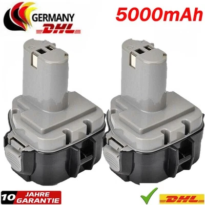 FÜR MAKITA 2X BATERÍA Original 12V 5Ah Para Makita 1220 1222 1233 1234 1235F 6270D 192598 PA12