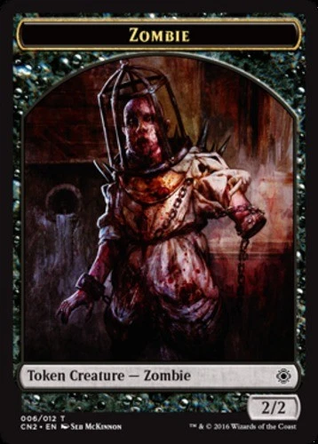 Zombie Token - Conspiracy: Take the Crown #006/012 MTG Magic The Gathering - Image 1 of 1