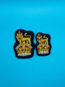 CIIIR King Charles III - General Staff Officer Hat Badge Colonel Brigadier - Foto 1 di 1