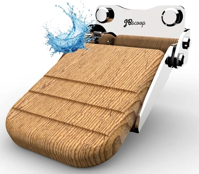 Reposapiés de ducha montado en la pared, estribo plegable versátil, acero inoxidable 304 y Foto 1 de 4