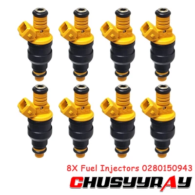 8X Original Upgrade Fuel Injectors For 1996-2004 Ford Mustang 4.6L V8 - Image 1 of 4