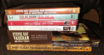 Stevie Ray Vaughan Lot: Complete Epic Recordings / DVDs / SRV Box / In Session + - Image 1 of 4
