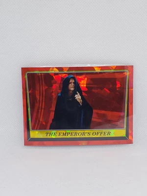 2023 Topps Star Wars ROTJ 40º Anni. Safira vermelha The Emperor's Offer #118 - Imagem 1 de 2