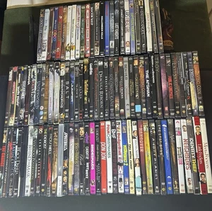 DVD Filmsammlung, gemischtes Lot 202 insgesamt (25 versiegelt) - wie besehen (einige fehlende Hülle) - Bild 1 von 13