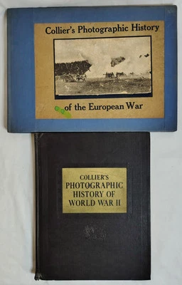 Collier's Photographic History Of The European War 1916 & WW2 1946 Hardback - Image 1 of 4