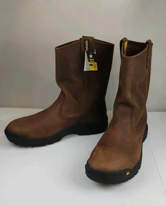 Caterpillar Men Revolver Soft Toe Work Boot  Leather Size 11m Free Ship - Picture 1 of 13