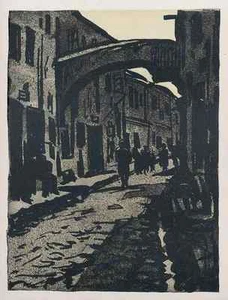 GÄSSCHEN - Tom JÓZEF - Polnische Grafik 1948 - Picture 1 of 1