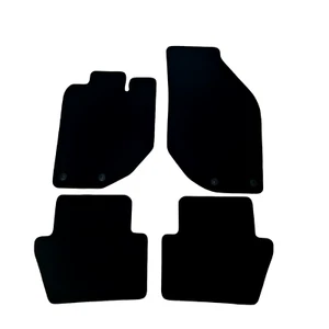 Car Floor Mats For Volvo S70 Velour Waterproof Black Carpet Rugs Auto Liners New - Picture 1 of 12