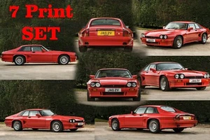 1983 Lister Jaguar XJ-S V-12 7 Print SET Enhanced - Picture 1 of 11