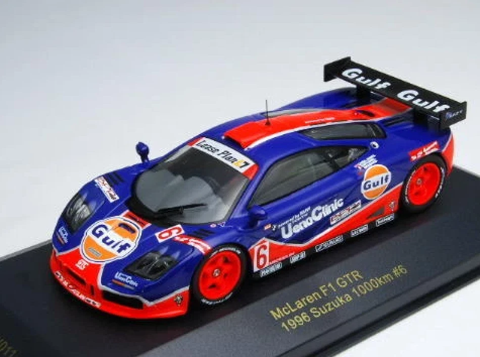 1/43 MCLAREN F1 GTR #6 SUZUKA 1000KM 1996 OWEN JONES RAPHAEL BRABHAM IXO KBI011 - Immagine 1 di 1