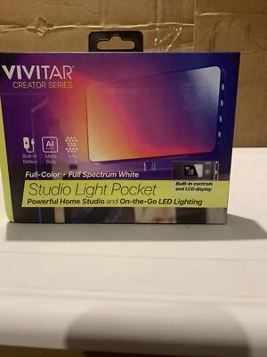 Vivitar Creator Series Full Color + Full Spectrum White Studio Light Pocket - Image 1 of 2