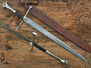 Anduril's sword lord of the rings lotr anduril sword of aragorn Damascus sword