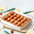 24 Gitter-Eierkhlschrank-Organizer, Eieraufbewahrungshalter, Eierablage fr