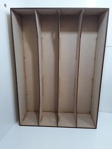 Laser Cut O Gauge Model Railway Storage & Transportation Box for 4 or more items - Picture 1 of 3