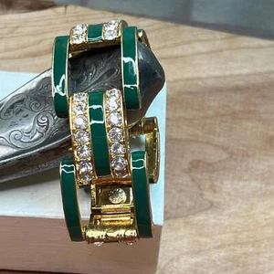 J Crew Emaille & Strass Gliederarmband - Bild 1 von 7