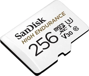 Micro SDXC haute endurance SanDisk 256 Go 100 Mo/s SDSQQNR-256G - Photo 1 sur 2